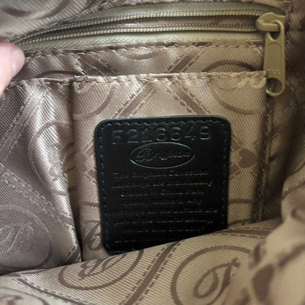 Brighton Jennifer Organizer Bag Heritage Collection Small Shoulder Bag Black